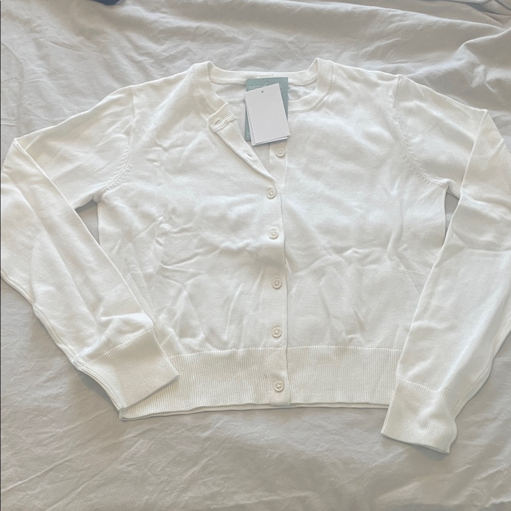 H&M Classic White Women's Cardigan
